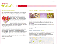 Tablet Screenshot of naehcafe-nanini.de